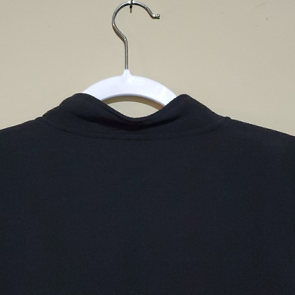 EILEEN FISHER Black Open Front Jacket - Size Large‎ - Picture 4 of 7